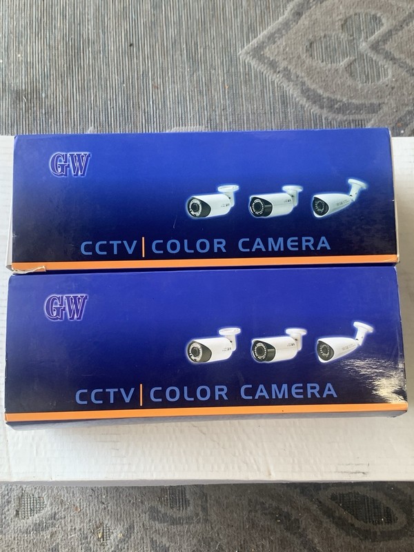 Lot of 2 GW Security GW-808H 1200TVL CCTV Cameras - New Never Used