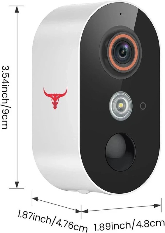 2 Pack Wireless Security Camera System Smart Night Vision Outdoor WiFi Cameras gallery