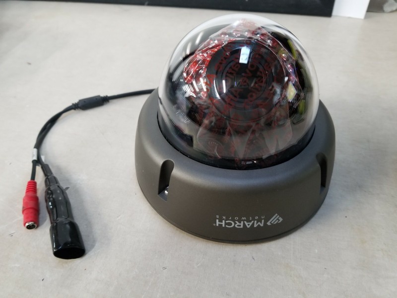 MARCH NETWORKS 35540-101 r1.3 SDA IR DOME Camera C3201A Was never used