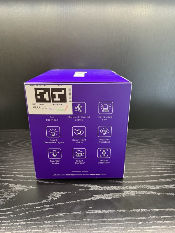 Roku Smart Home Floodlight Camera SE Wi-Fi Connected, Wired Camera BRAND NEW gallery