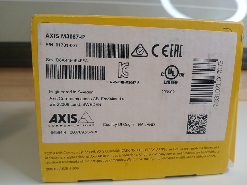Axis M3067-P 6MP Network Mini Dome Camera (01731-001) gallery