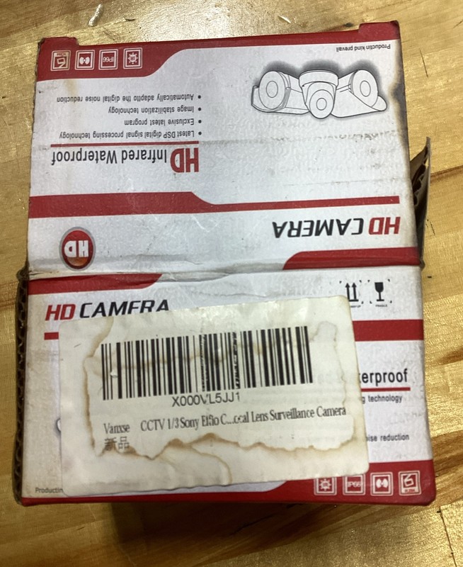 HD CAMERA INFRARED WATERPROOF, LATEST DSP, Img. Stab. Tech. X000VL5JJ1 Lot Of 2