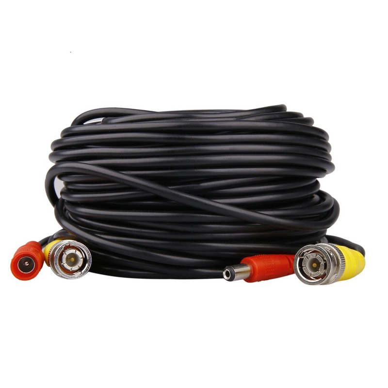 4 Pack 30M/100ft All-in-One BNC Video Power 100ft, 100ft-Black gallery