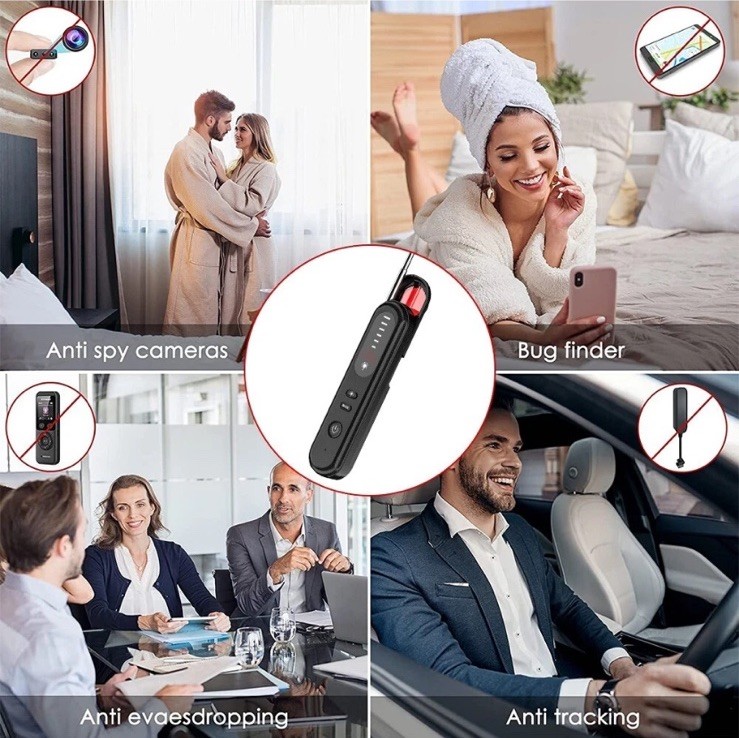 Hidden camera detector, portable wireless camera detector No wireless sign New gallery