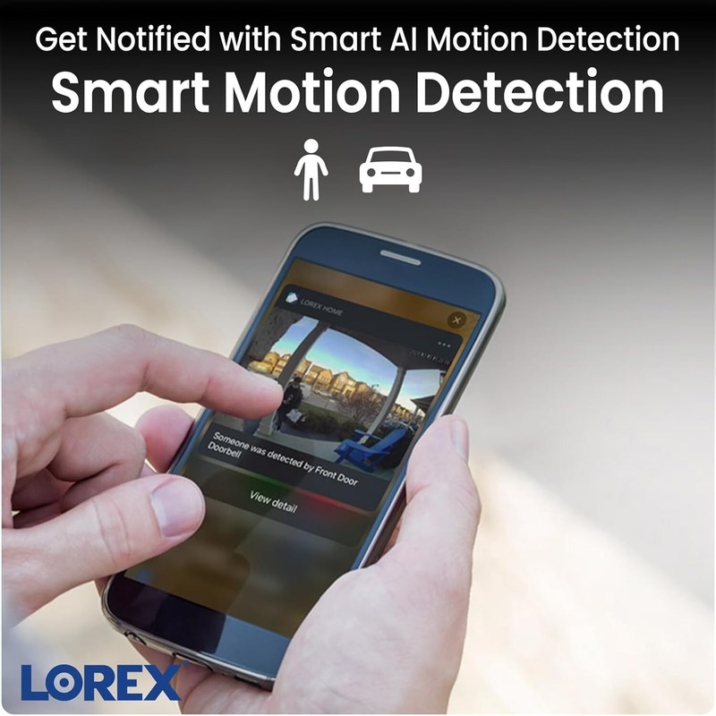 Lorex H13 E893DD Outdoor 4K Ultra HD Smart Deterrence IP Dome Camera 2 Way Talk gallery
