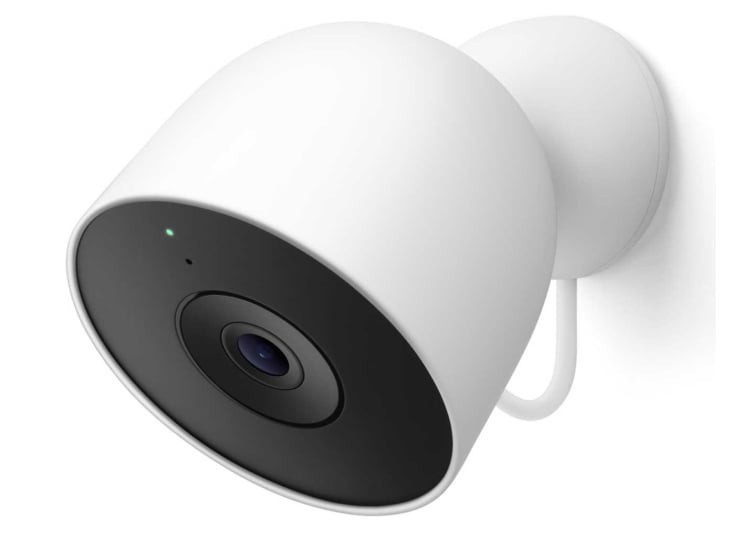Google Nest Cam Indoor Wired 2nd Gen Snow Mint Conditions In Ognl Box W Adapter