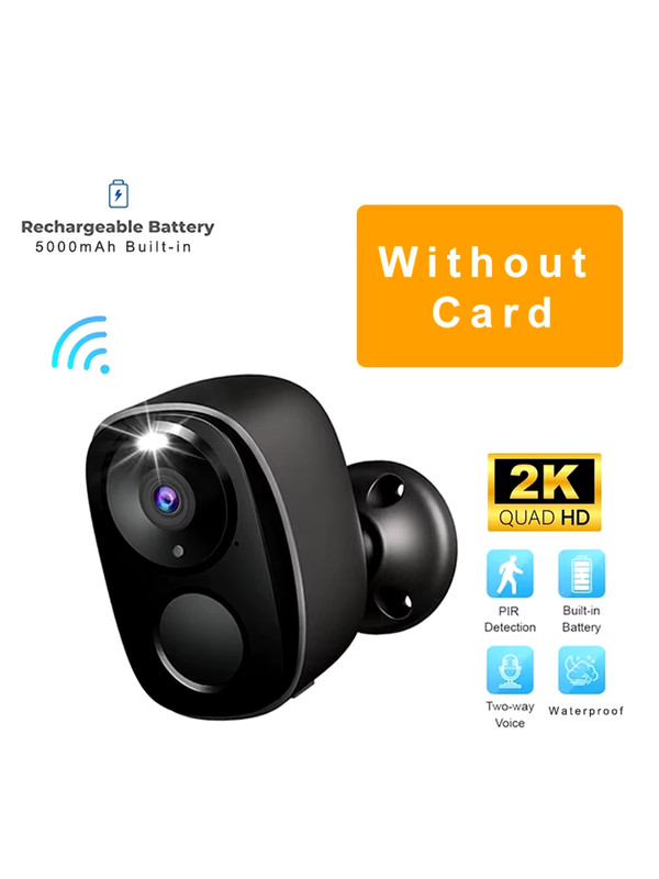 Wireless Outdoor Security Camera – 2K Battery Powered, AI Motion Detection, Sire