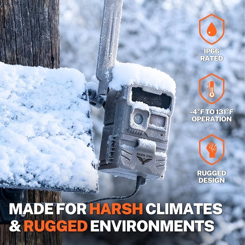 Barn Owl RangeCam Live Solar Powered Cellular Security Camera for Any US Network gallery