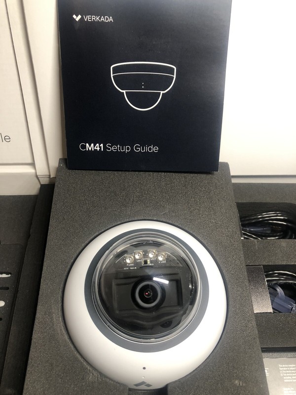 Verkada CM41 Indoor Mini Dome Camera 2.8mm 5MP White P/N :1A-31001-A - New gallery