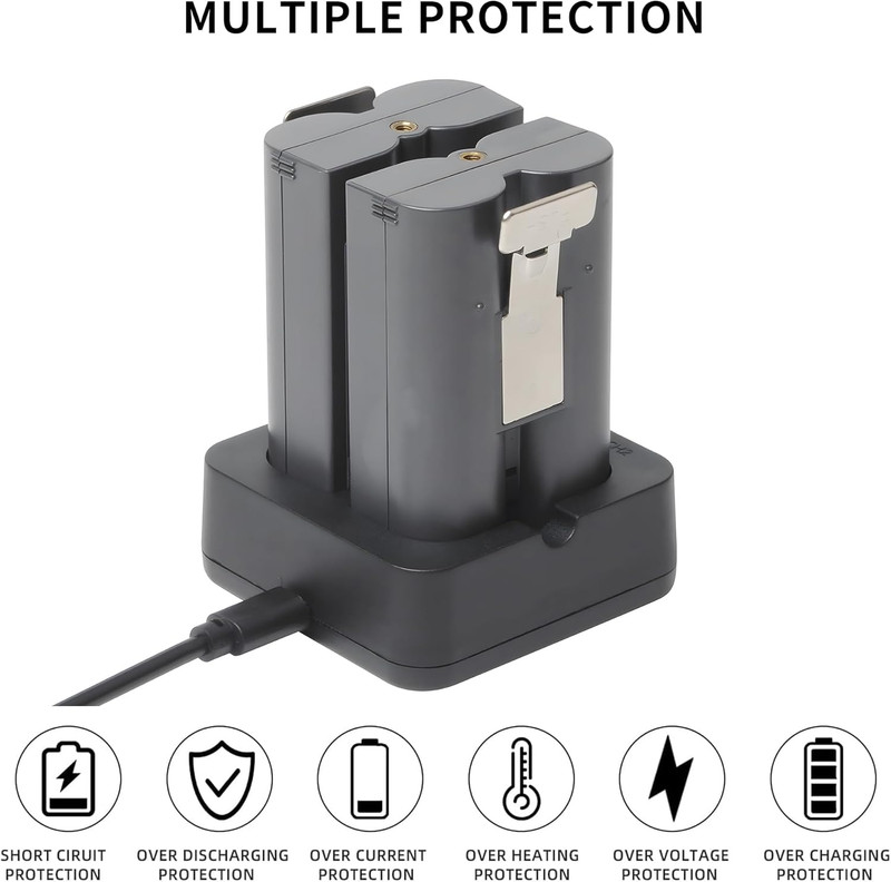 Battery Charger for Ring Rechargeable Battery,Dual Port Battery Charger Station gallery