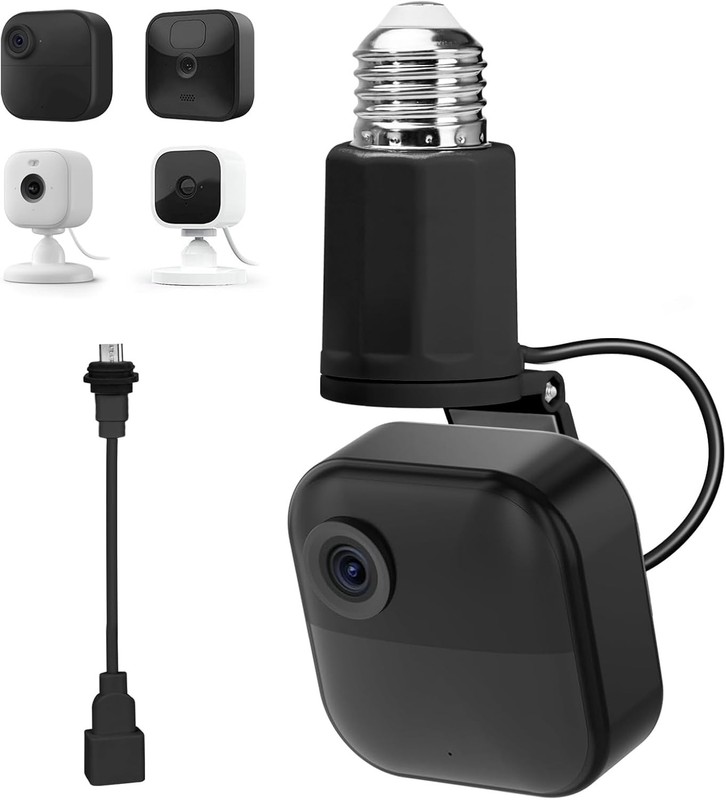 Adjustable Lamp Socket Mount for Blink Outdoor 4 (4th Gen), Blink Outdoor (3rd G