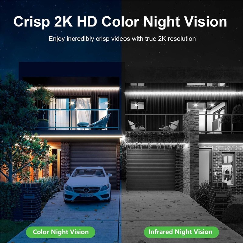 Waterproof Wireless Outdoor Camera - 2K HD Solar Security with 2-Way Talk gallery