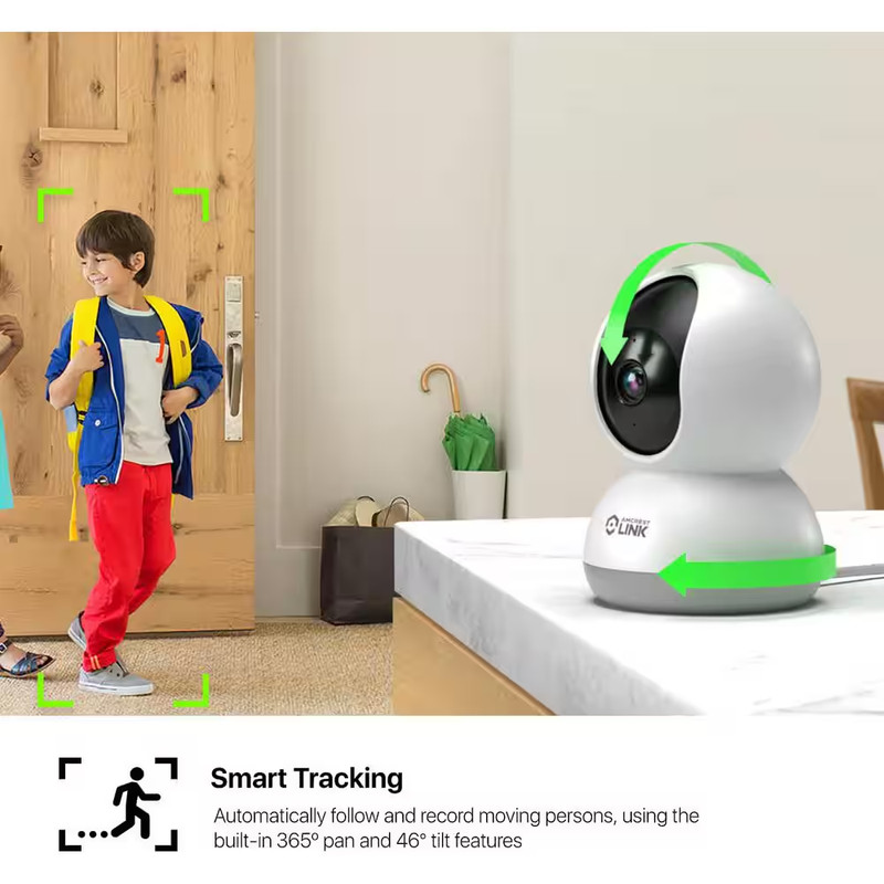4MP Indoor Plug-In Wifi Camera with 2-Way Audio Wireless IP Security Camera 30 F gallery