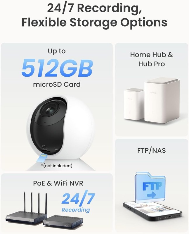 Two-Way Audio Indoor Surveillance Camera with Night Vision & Automatic Tracking gallery