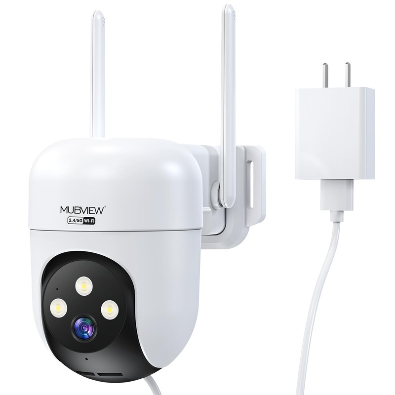 360° Security Cameras Wireless Outdoor,24/7 Wired Outdoor Camera for Home Sec…