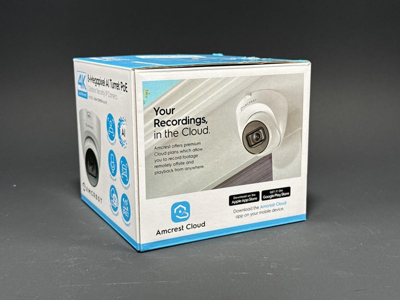 Amcrest 4K 8MP Outdoor PoE Turret Security Camera IP8M-T2599EW-AI-V3 gallery