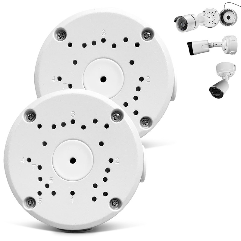 Metal Aluminum & Waterproof Junction Box Mount Bracket, Universal for Bullet …