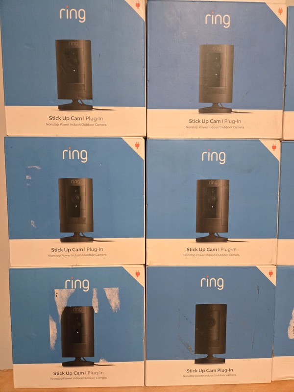 Ring Stick Up Cam Plug-In Indoor/Outdoor 1080p Security Camera Black - Brand New gallery