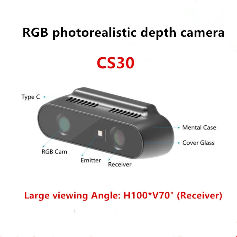 Photorealistic RGB+TOF Depth camera CS30 3D solid state lidar robot vision gallery