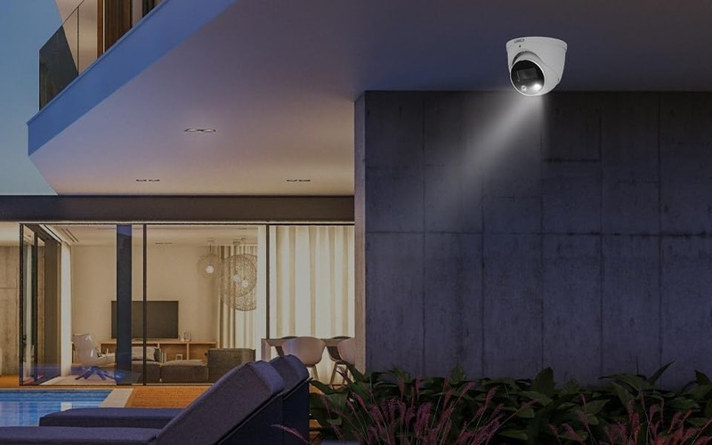 4K Outdoor IP Dome Security Camera | Smart Motion Detection | 2-Way Talk | Color gallery