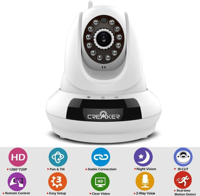 CREAKER Wifi Indoor Cloud IP Camera C366 HD Night Vision gallery