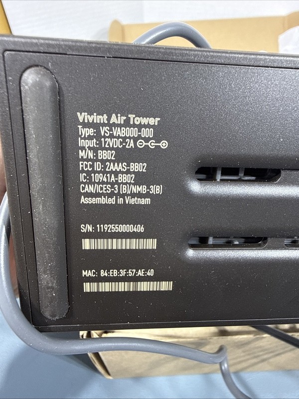 Vivint Air Tower VS-VAB000-000 gallery