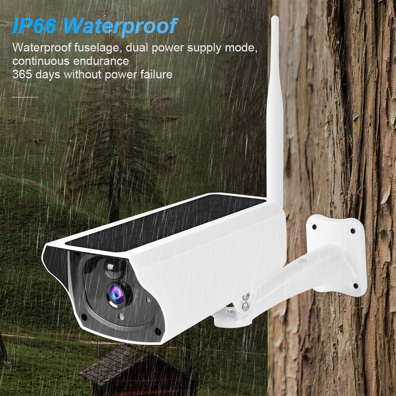 Wireless WiFi IP Home CCTV HD Outdoor 1080P Solar Powered Security Energy Camera gallery