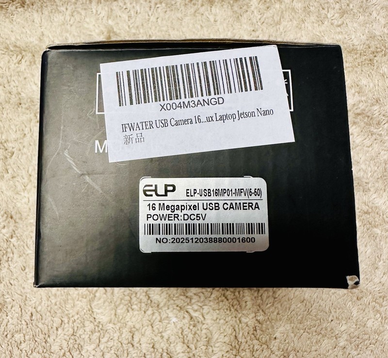 USB Camera 16 Megapixel High Res 5K 5-50mm Manual Varifocus Lens Plug and Play gallery