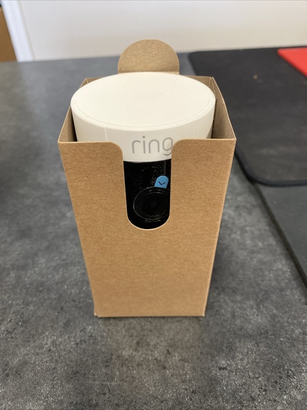 Ring Stick Up Cam Wired INDOOR/OUTDOOR HD camera - White New Open Box gallery