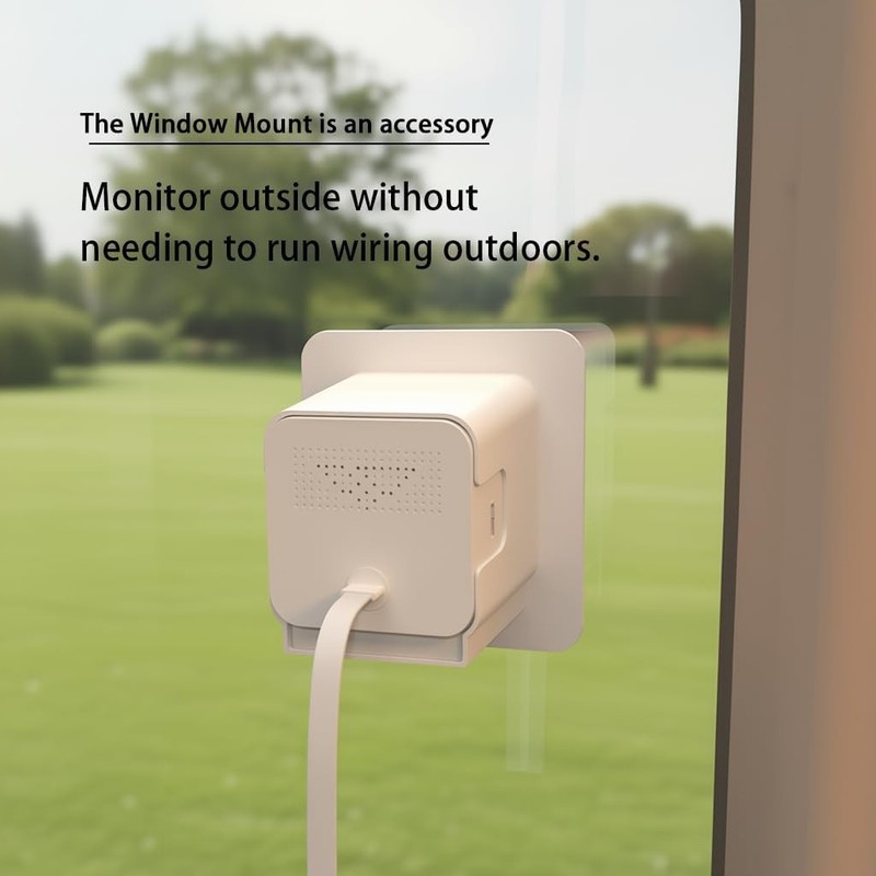 Window Mount for Wyze Cam v4/v3/og, Anti-Reflection, Durable Plastic Material... gallery