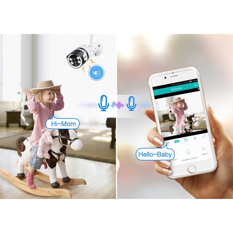 1080P Wireless Wifi IP Camera Night Vision Smart Outdoor Home Security Camera gallery