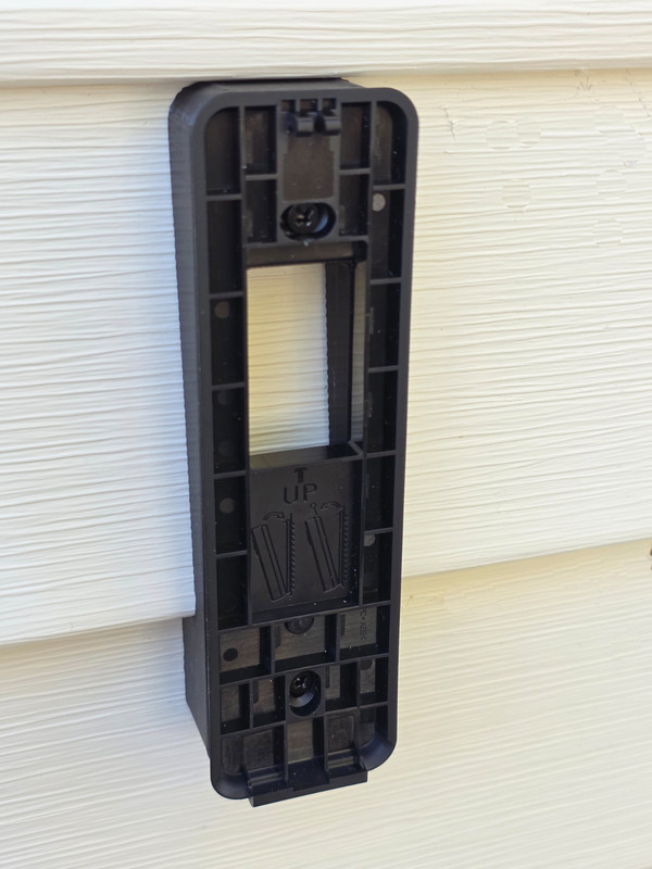 Wyze Battery Video Doorbell 4 inch Vinyl Siding Mounting Bracket Wedge gallery