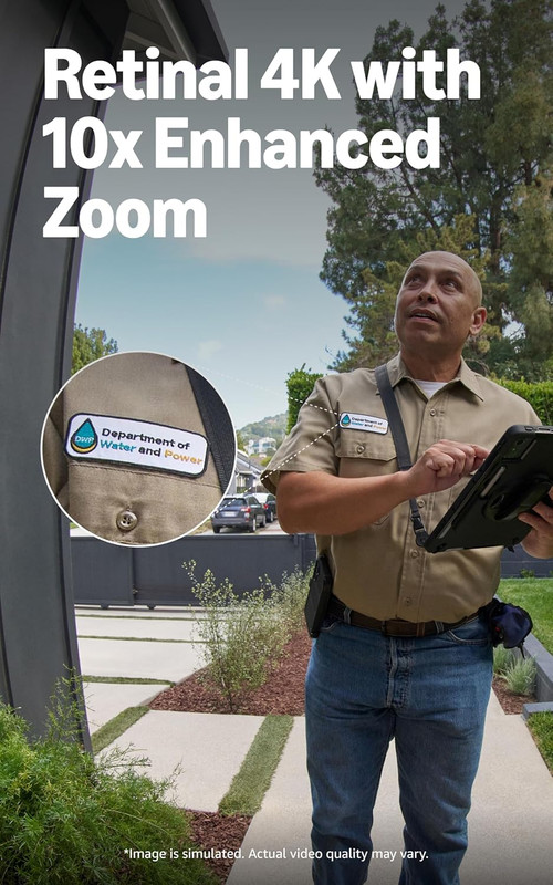 Wired Doorbell Pro (Newest Model), Deep Silver with Floodlight Cam Pro (Newest M gallery