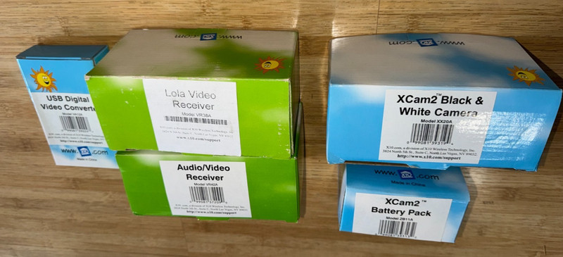 VINTAGE X10 Smart Home Automation Lot NEW NOS Huge Sensor Chime Camera Bundle gallery