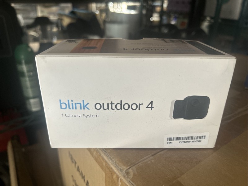 Blink Outdoor 4 (4th Gen) Wire-free Smart Security Camera – Black (B0B1N5HW22)