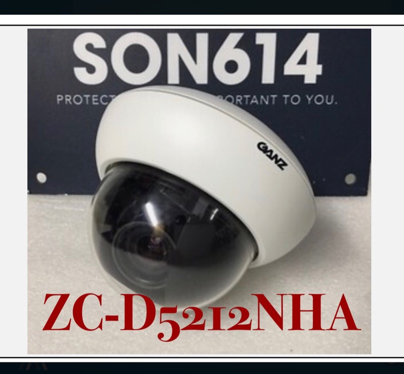 GANZ Security Color Camera W/540TVL 2.8-12mm Surface Mount 12VDC / 24VAC TESTED!