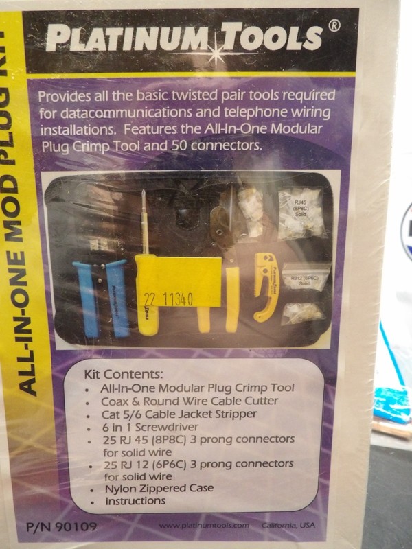 Platinum Tools 90109 All-In-One Modular Plug Tool Kit, w/Zip Case(c) gallery