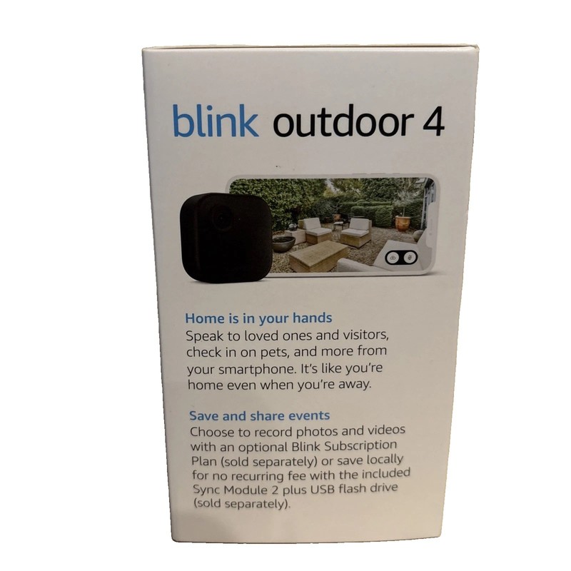 New 2024 Blink Outdoor 4 (4th Gen) 3 Camera Wireless HD Home Security System gallery