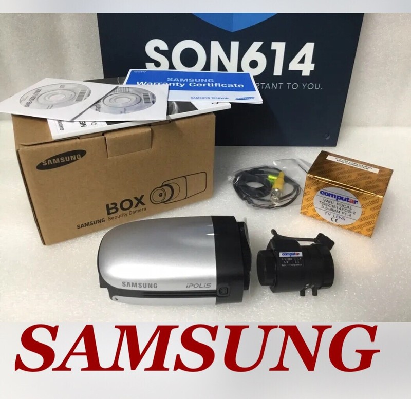 NEW! Samsung Network Color Camera 3MP HD 3.5-8mm Security Surveillance SNB-7001N