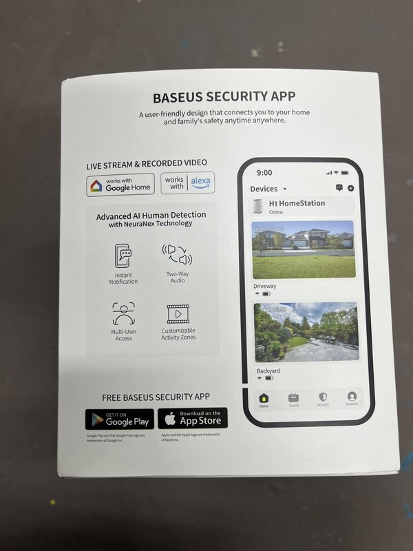 Baseus Security N1 Outdoor Camera 2K 2-Cam Kit, 210 Days Battery Life gallery