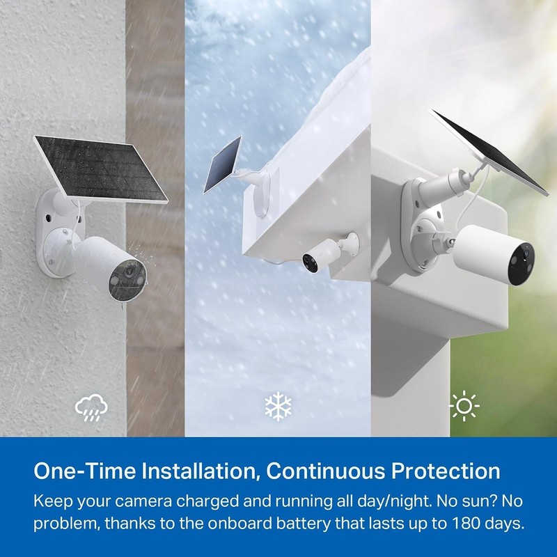 1080p Wireless Solar Security Camera Outdoor Battery Person Detection gallery