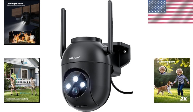 Advanced 3MP Waterproof Camera - 24/7 Recording & Motion Detection Technology gallery
