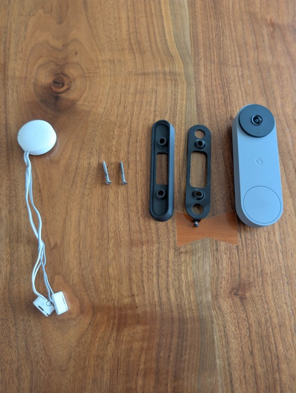 Google Nest Doorbell Ash Grey 2nd Generation Wired HD Video