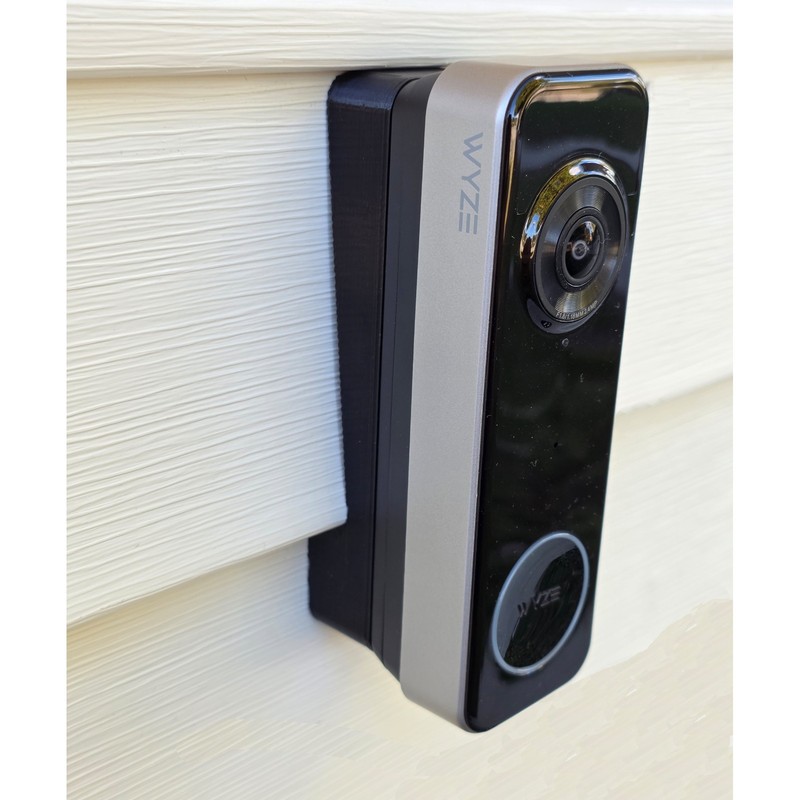 Wyze Battery Video Doorbell 4 inch Vinyl Siding Mounting Bracket Wedge