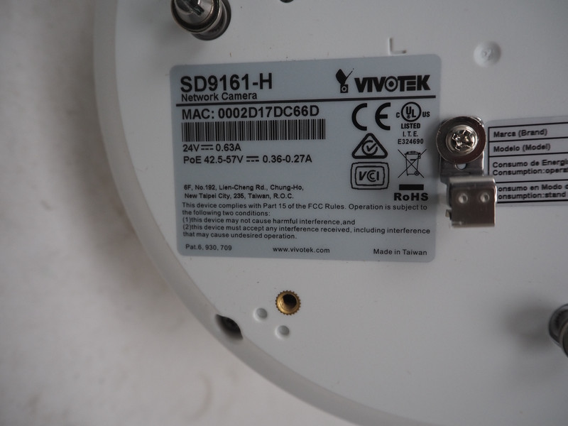 Vivotek Security Camera SD9161-H with Louroe Microphone & Illuminator - Camera gallery