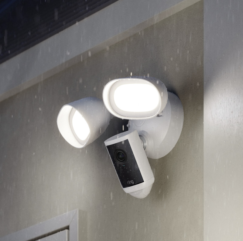 Ring Floodlight Cam Pro 4K (Newest Model) Wired | 2nd gen - White - NEW IN BOX gallery