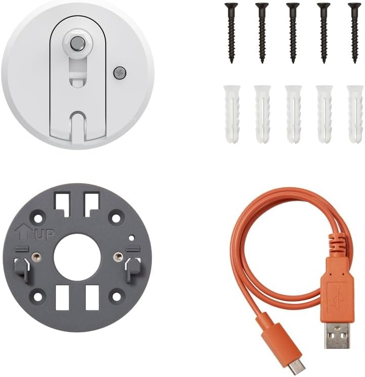 Spare Parts Kit for Outdoor Cam Plus (Plug-in), White gallery