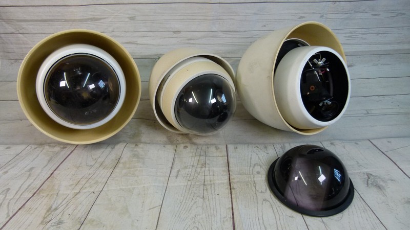Lot of 3 – Assorted Outdoor Dome Security Camera