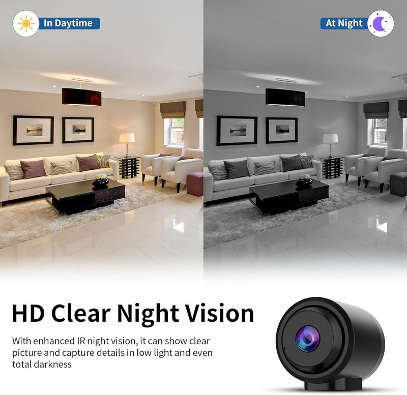 All-in-One Mini Security Camera with Cloud Storage & 130° Wide-Angle View gallery