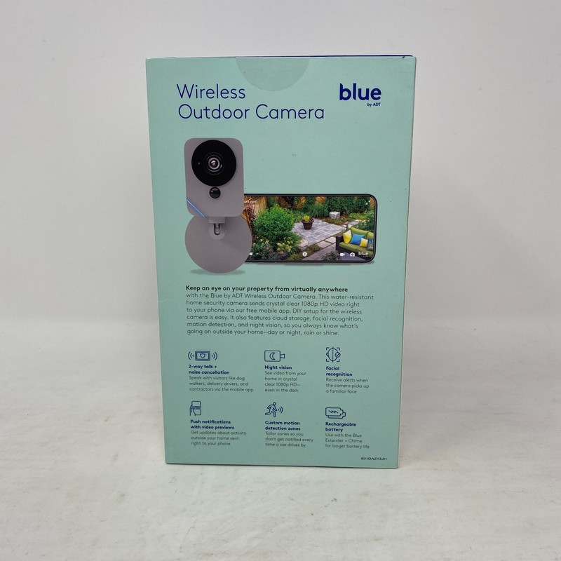 Blue ADT SCE2R0-29-PG Outdoor Security Camera Wireless Home Surveillance gallery